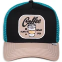 epci-curbata-negru-snapback-coffe-is-always-a-good-idea-hft-food-de-djinns