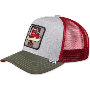 Șepci curbată gri snapback T-Bone HFT Food de Djinns