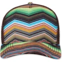 cappellino-trucker-marrone-hft-psycho-zigzag-di-djinns