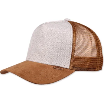 Casquette trucker marron HFT Suelin Djinns