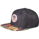 epci-plata-negru-snapback-frida-kahlo-linen-rev-de-djinns