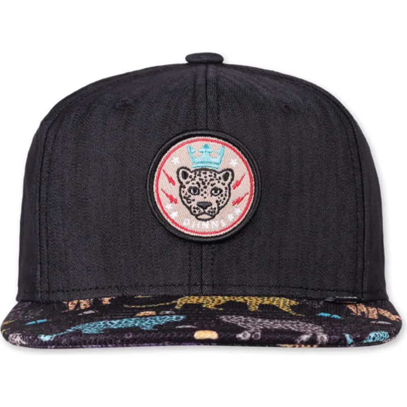epci-plata-negru-snapback-gepard-linen-rev-de-djinns