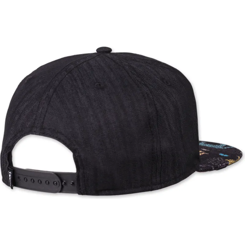 epci-plata-negru-snapback-gepard-linen-rev-de-djinns