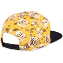 epci-plata-galben-snapback-lucky-cat-linen-de-djinns
