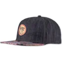 epci-plata-negru-snapback-peacock-linen-rev-de-djinns