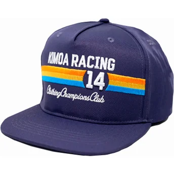Șepci plată bleumarin bandă reglabilă Racing 14 de Kimoa