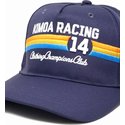 kimoa-curved-brim-racing-14-navy-blue-adjustable-cap