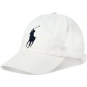 polo-ralph-lauren-curved-brim-black-logo-big-pony-chino-classic-sport-white-adjustable-cap