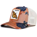 epci-curbata-portocaliu-snapback-majestic-monarchy-of-roses-the-farm-de-goorin-bros