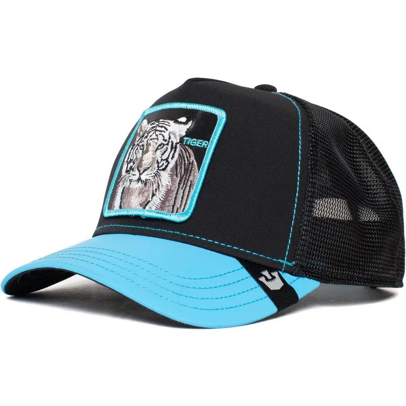 epci-curbata-negru-snapback-tiger-blue-streak-the-farm-de-goorin-bros
