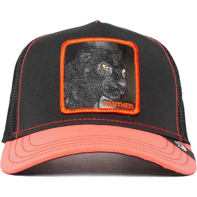 cappellino-trucker-nero-e-rosso-pantera-black-panther-dark-shines-the-farm-di-goorin-bros
