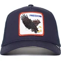 epci-curbata-bleumarin-snapback-freedom-truckin-the-farm-de-goorin-bros