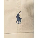 ljusbrun-bojd-justerbar-keps-med-bla-logotyp-cotton-chino-classic-sport-fran-polo-ralph-lauren