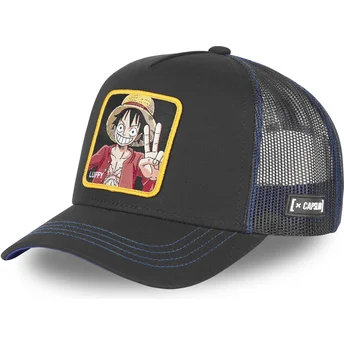 Svart trucker-keps Monkey D. Luffy OP2 LUF1 One Piece från Capslab