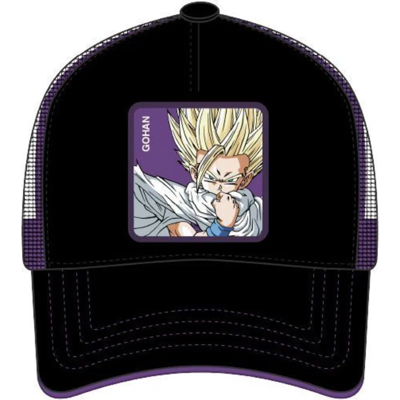 epci-curbata-negru-snapback-super-saiyan-2-goh1-son-gohan-dragon-ball-de-capslab