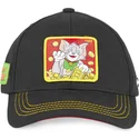 cappello-nero-snapback-con-visiera-curva-tom-t11-looney-tunes-di-capslab