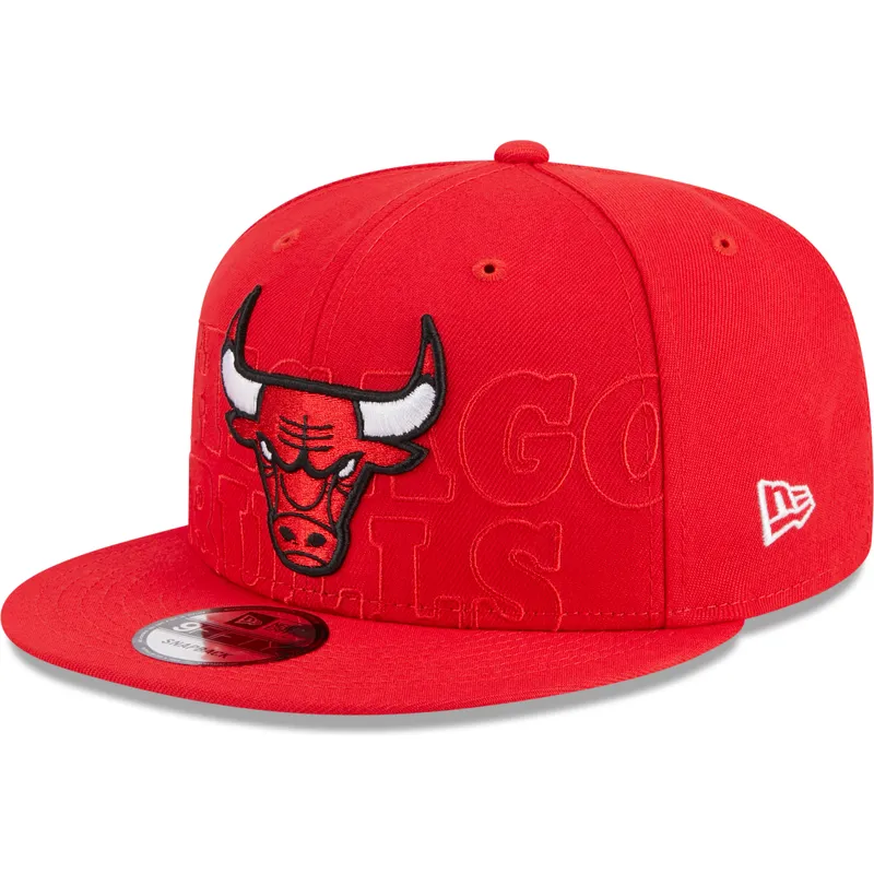 czerwona-czapka-z-plaskim-daszkiem-snapback-9fifty-draft-edition-2023-chicago-bulls-nba-od-new-era