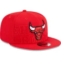 czerwona-czapka-z-plaskim-daszkiem-snapback-9fifty-draft-edition-2023-chicago-bulls-nba-od-new-era