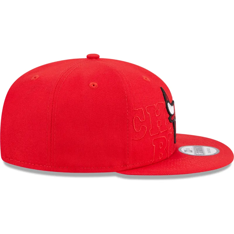 czerwona-czapka-z-plaskim-daszkiem-snapback-9fifty-draft-edition-2023-chicago-bulls-nba-od-new-era