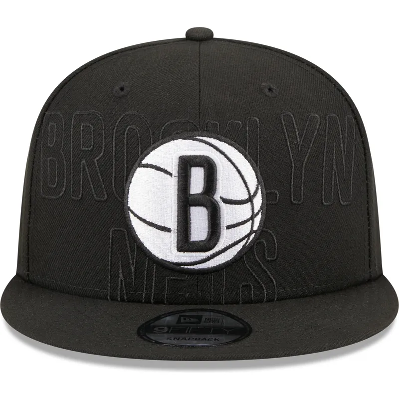 czarna-plaska-czapka-snapback-9fifty-draft-edition-2023-brooklyn-nets-nba-new-era