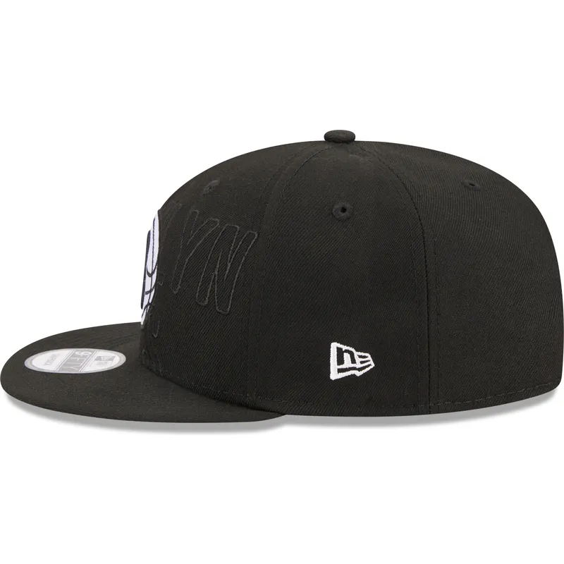 czarna-plaska-czapka-snapback-9fifty-draft-edition-2023-brooklyn-nets-nba-new-era
