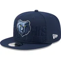 gorra-plana-azul-marino-snapback-9fifty-draft-edition-2023-de-memphis-grizzlies-nba-de-new-era