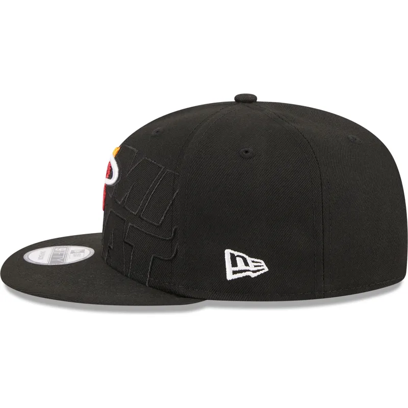 epci-plata-negru-snapback-9fifty-draft-edition-2023-de-miami-heat-nba-de-new-era
