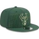 gorra-plana-verde-snapback-9fifty-draft-edition-2023-de-milwaukee-bucks-nba-de-new-era