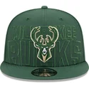 gorra-plana-verde-snapback-9fifty-draft-edition-2023-de-milwaukee-bucks-nba-de-new-era