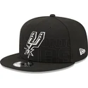 epci-plata-negru-snapback-9fifty-draft-edition-2023-de-san-antonio-spurs-nba-de-new-era