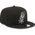 epci-plata-negru-snapback-9fifty-draft-edition-2023-de-san-antonio-spurs-nba-de-new-era