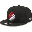 epci-plata-negru-snapback-9fifty-draft-edition-2023-de-portland-trail-blazers-nba-de-new-era