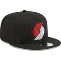 epci-plata-negru-snapback-9fifty-draft-edition-2023-de-portland-trail-blazers-nba-de-new-era