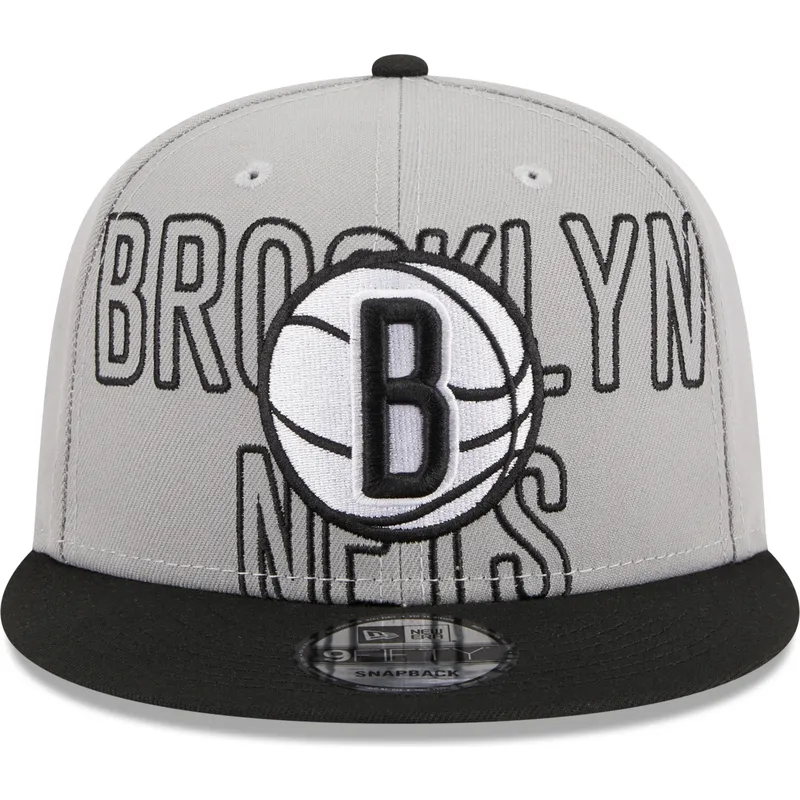 epci-plata-gri-snapback-9fifty-draft-edition-2023-de-brooklyn-nets-nba-de-new-era