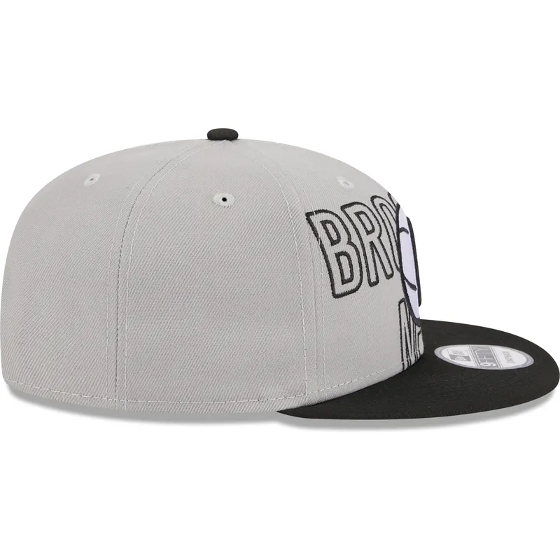 epci-plata-gri-snapback-9fifty-draft-edition-2023-de-brooklyn-nets-nba-de-new-era