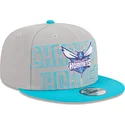 epci-plata-gri-snapback-9fifty-draft-edition-2023-de-charlotte-hornets-nba-de-new-era