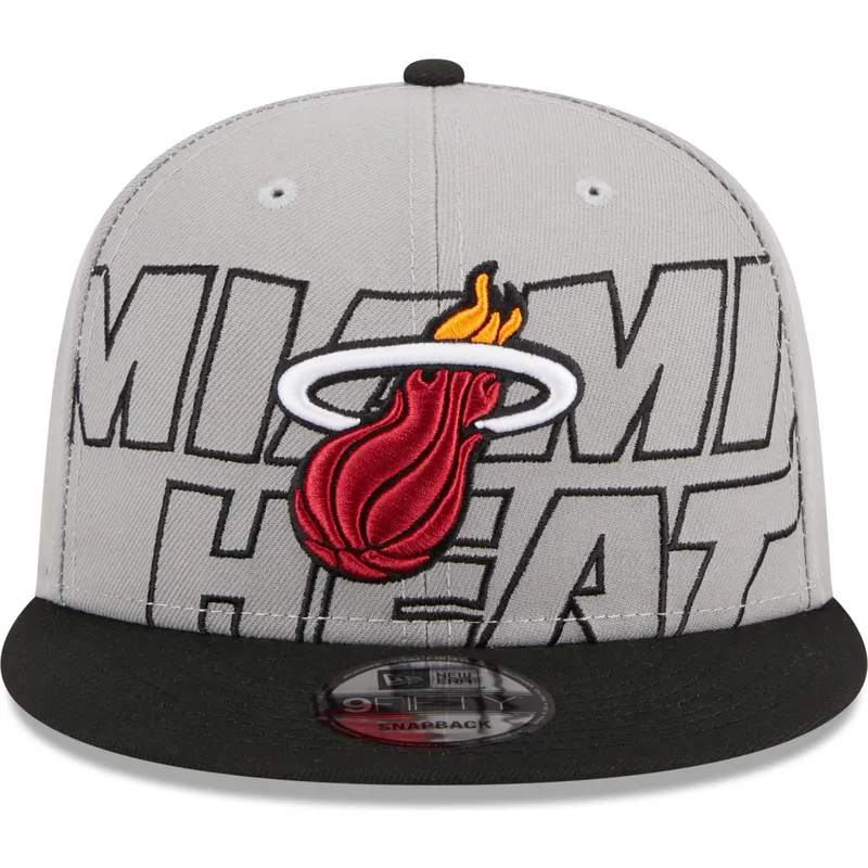 epci-plata-gri-snapback-9fifty-draft-edition-2023-de-miami-heat-nba-de-new-era