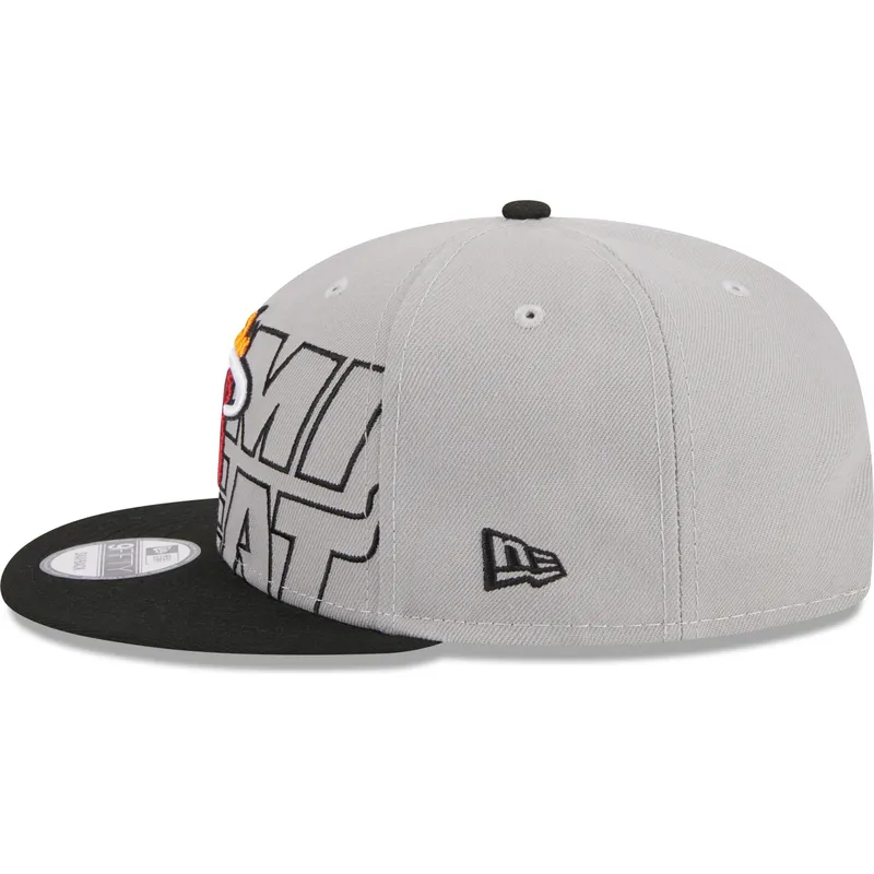 epci-plata-gri-snapback-9fifty-draft-edition-2023-de-miami-heat-nba-de-new-era