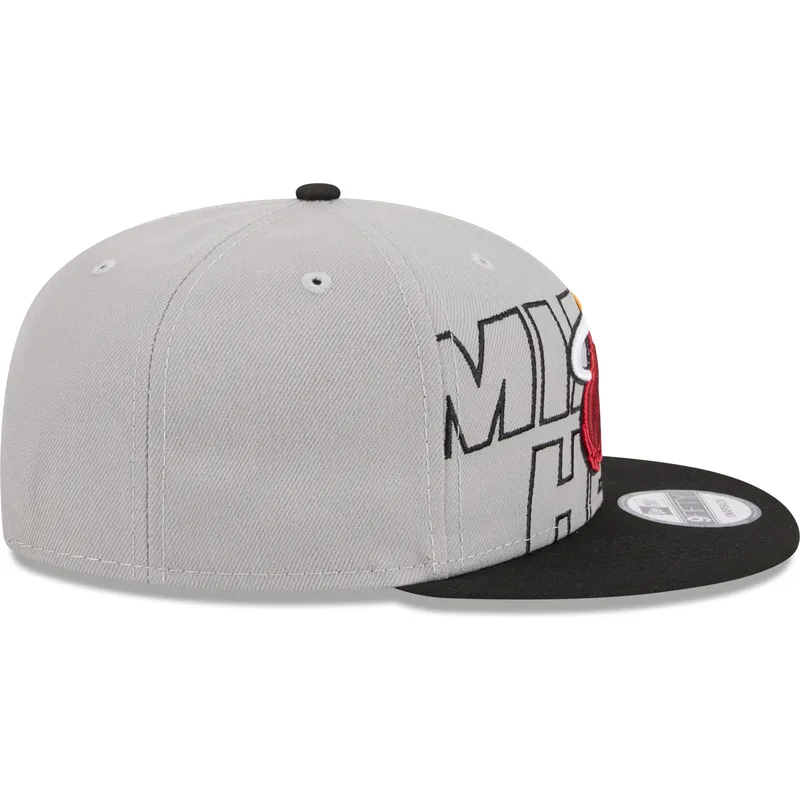 epci-plata-gri-snapback-9fifty-draft-edition-2023-de-miami-heat-nba-de-new-era