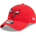 verstellbare-rote-curved-cap-9twenty-draft-edition-2023-der-chicago-bulls-nba-von-new-era