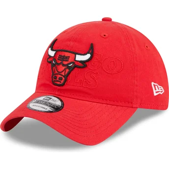 Șepci curbată roșu reglabilă 9TWENTY Draft Edition 2023 de Chicago Bulls NBA de New Era