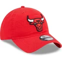 verstellbare-rote-curved-cap-9twenty-draft-edition-2023-der-chicago-bulls-nba-von-new-era