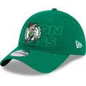 verstellbare-grune-kappe-mit-gebogenem-schirm-9twenty-draft-edition-2023-der-boston-celtics-nba-von-new-era
