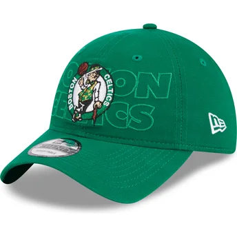 Șepci curbată verzișor bandă reglabilă 9TWENTY Draft Edition 2023 de Boston Celtics NBA de New Era