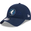 granatowa-regulowana-czapka-z-zakrzywionym-daszkiem-9twenty-draft-edition-2023-minnesota-timberwolves-nba-od-new-era