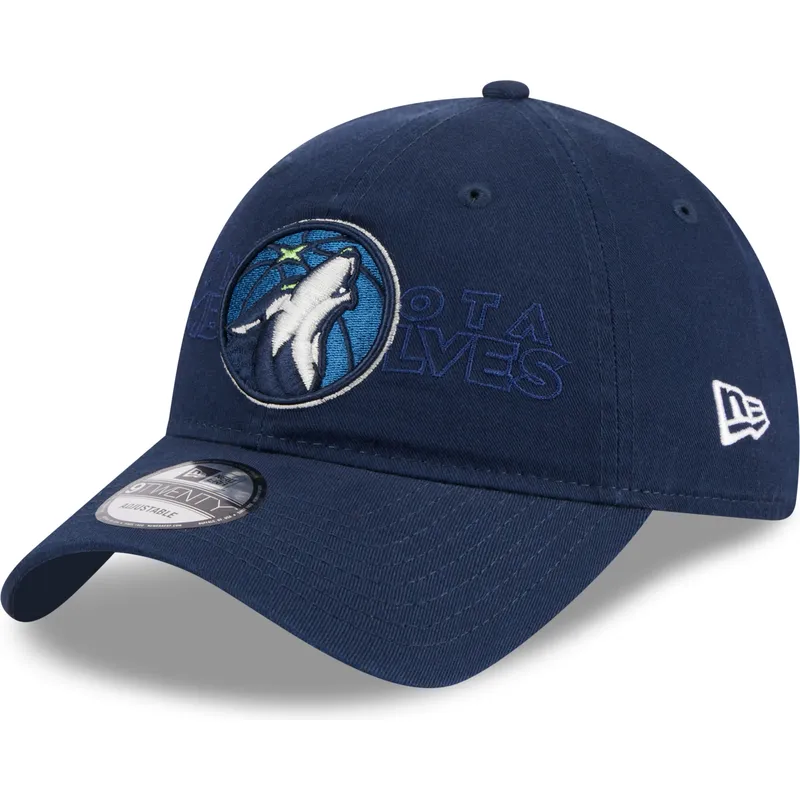 epci-curbata-bleumarin-reglabila-9twenty-draft-edition-2023-de-minnesota-timberwolves-nba-de-new-era