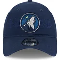 granatowa-regulowana-czapka-z-zakrzywionym-daszkiem-9twenty-draft-edition-2023-minnesota-timberwolves-nba-od-new-era