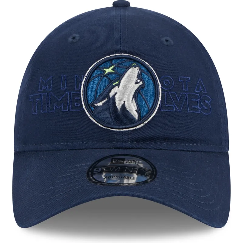 epci-curbata-bleumarin-reglabila-9twenty-draft-edition-2023-de-minnesota-timberwolves-nba-de-new-era