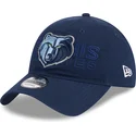 gorra-curva-azul-marino-ajustable-9twenty-draft-edition-2023-de-memphis-grizzlies-nba-de-new-era