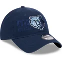 epci-curbata-bleumarin-reglabila-9twenty-draft-edition-2023-de-memphis-grizzlies-nba-de-new-era